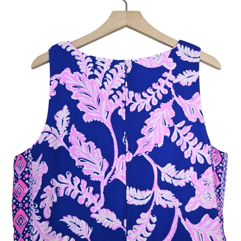 Lilly Pulitzer Womens 14 Donna Lined Romper in Galaxy Blue NEW - Picture 5 of 13